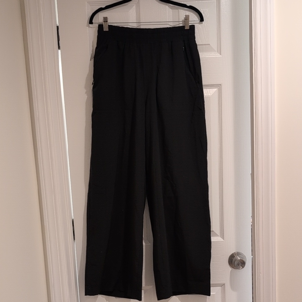 Lululemon Athletica Swift Wide Leg Mid Rise Black Pants
